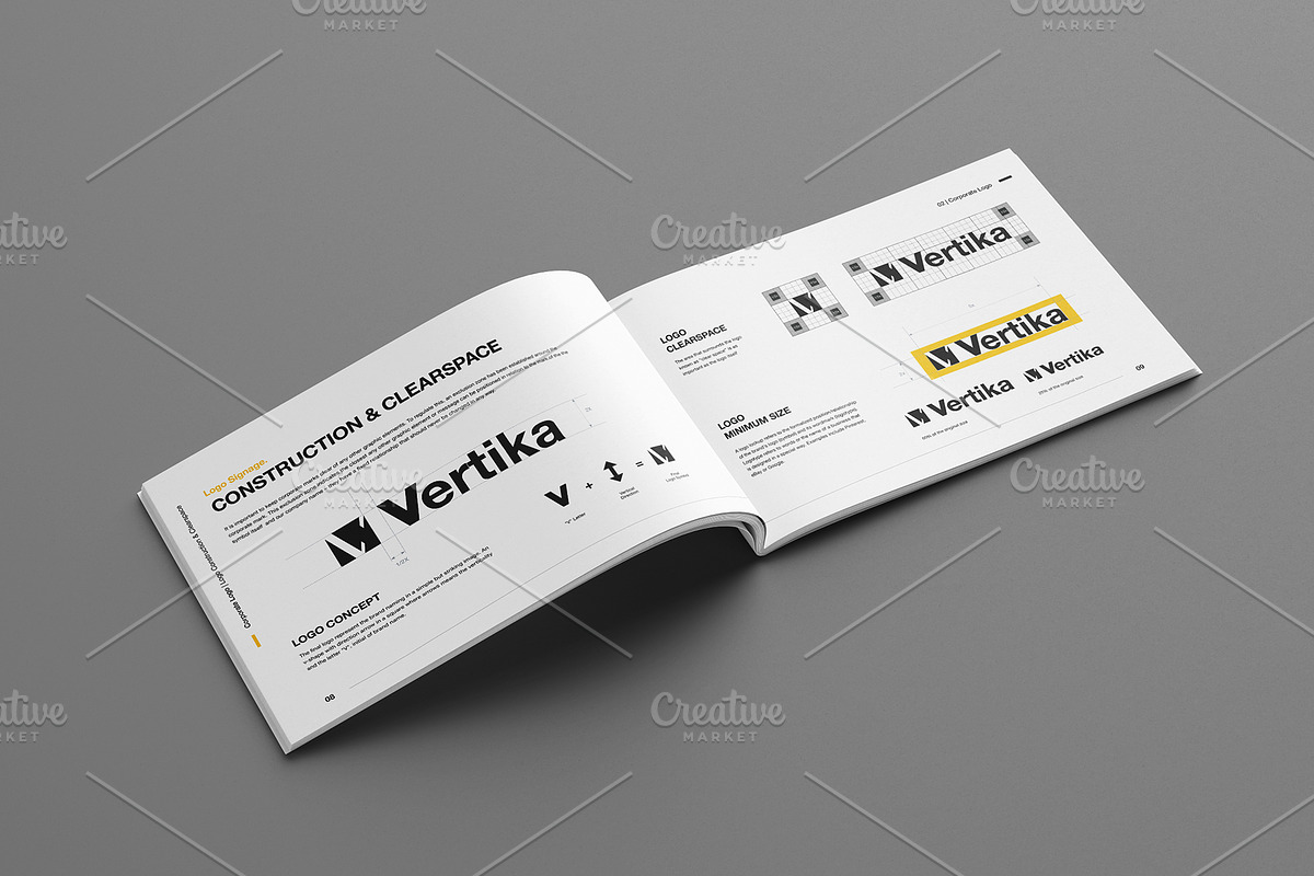 Brand Manual - REAL TEXT, a Brochure Template by Mastergfx (Photo 6 of 16)