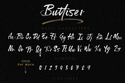 Buttiser Brush Font, a Script Font by Design Dukkan (Thumbnail 11 of 11)
