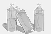 Shampoo Pump Bottle Mockup, a Packaging Mockup by Permadi Creative (Thumbnail 3 of 5)