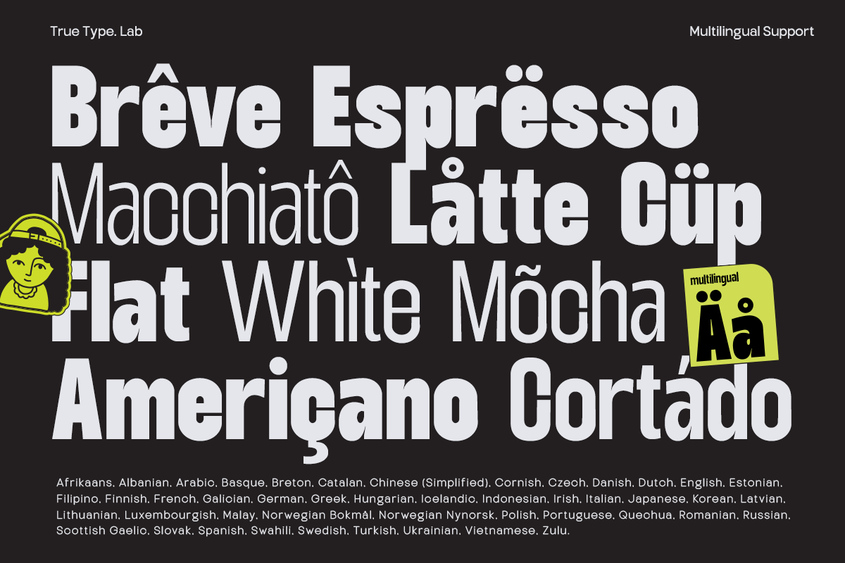 TT Unamo - Sans Display Condensed, a Sans Serif Font by truetype (Photo 15 of 15)