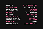 Logoart Branding Font Family, a Sans Serif Font by alpercakici (Thumbnail 16 of 17)