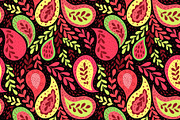 Paisley floral pattern, a Pattern Graphic by Polanika (Thumbnail 7 of 7)