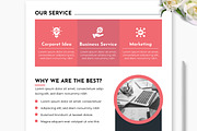 Two Page Business Flyer Template, a Flyer Template by MightyDesign (Thumbnail 4 of 8)