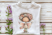 Whimsical Black Afro Fairy Clipart, an Illustration by OK Design (Thumbnail 5 of 6)