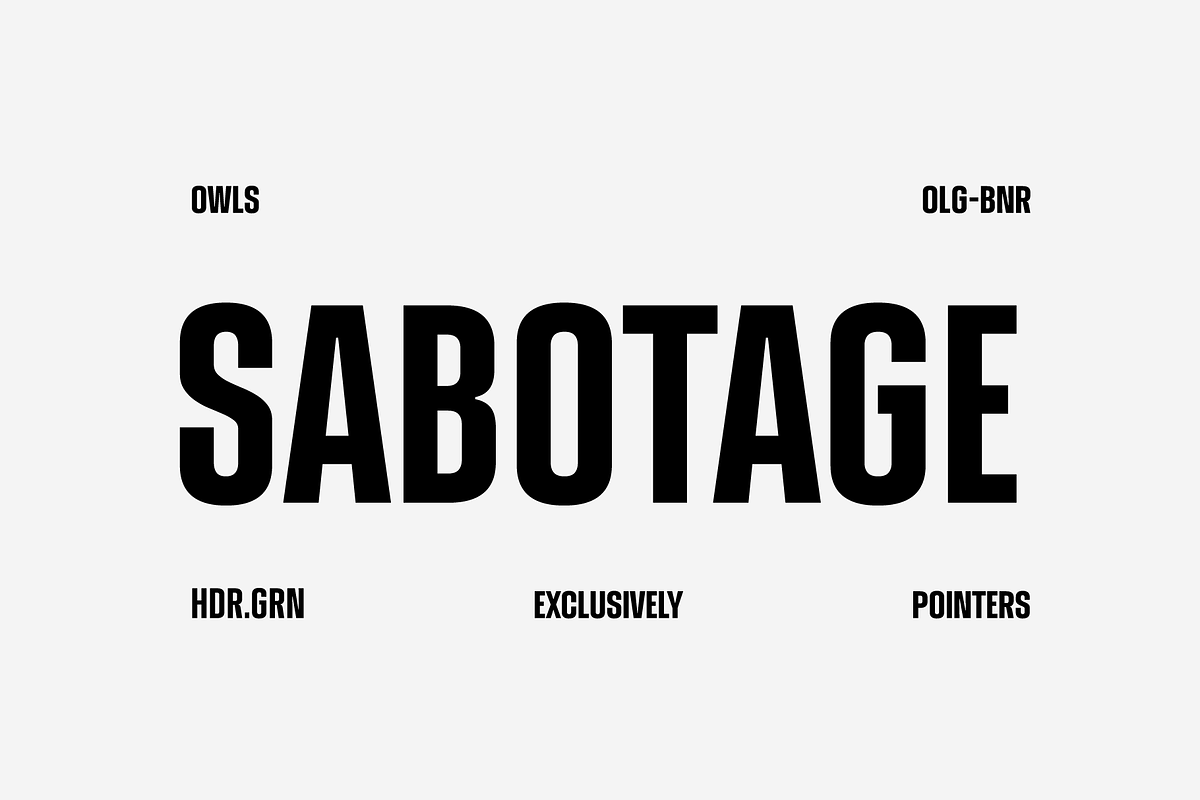 Highman;  Bold CondensedFont, a Sans Serif Font by Eko Bimantara (Photo 2 of 8)