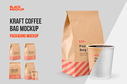 Craft Coffee Bag Mockup, a Product Mockup by BlackMockup (Thumbnail 1 of 11)