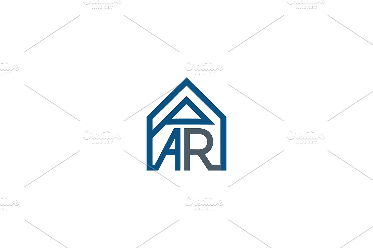 Modern AR Real Estate Logo, a Branding & Logo Template by Vectorium Studio (Photo 2 of 2)