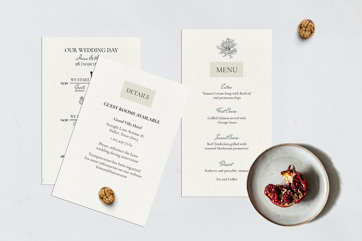 My Beautiful Wedding Invitation Set, an Invitation Template by Irina Dolgikh (Photo 6 of 6)