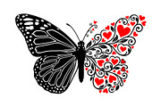 Split wings butterfly illustration, a Decorative Illustration by nandinigraphics (Thumbnail 2 of 3)