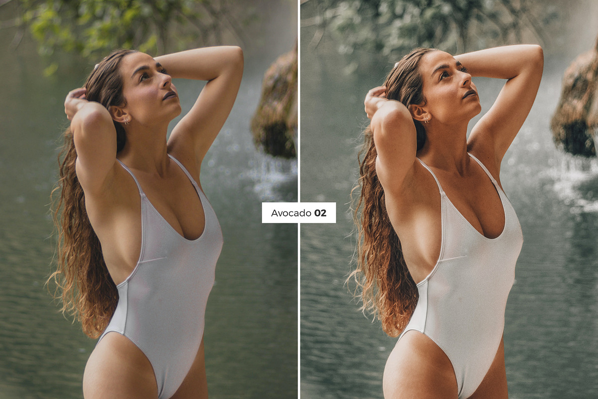 4 Lightroom Presets AVOCADO, an Action Add-On by Graace Studio (Photo 6 of 8)