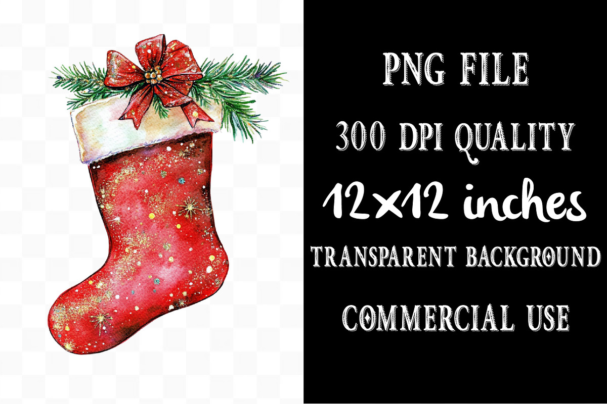 Glitter Cute Christmas Sublimation, an Illustration by Designking (Photo 4 of 5)