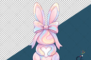 Colorful Bunny Easter Coquette PNG, an Illustration by Creative Art (Thumbnail 6 of 6)