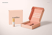 Cosmetic Mailing Box Mockup Set, a Packaging Mockup by creatsy5 (Thumbnail 5 of 24)