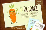 World Vegetarian Day set, a Food Illustration by SunnyWS (Thumbnail 1 of 4)