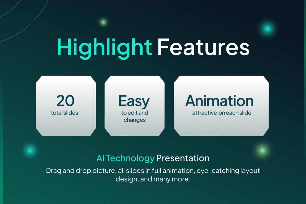 AI Technology PowerPoint, a Presentation Template by Loin Studio (Photo 2 of 4)
