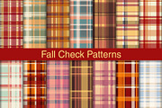 #164 Fall Check Patterns, a Pattern Graphic by Plaid4You (Thumbnail 1 of 5)