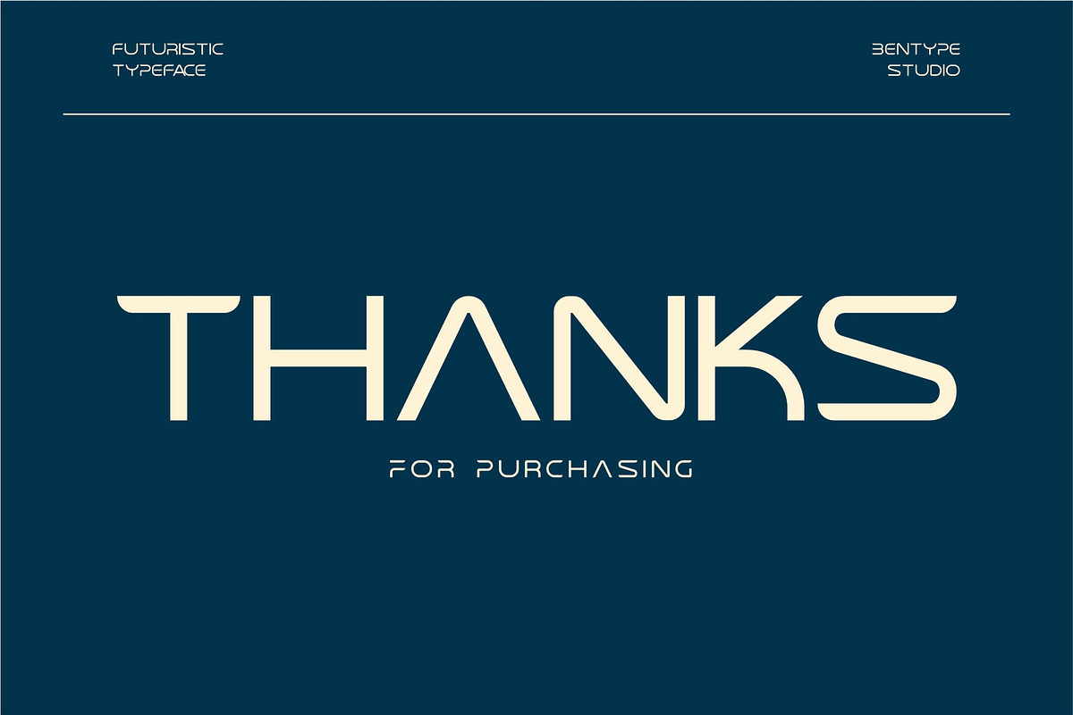 Yorcas - Futuristic Sans Typeface, a Sans Serif Font by Bentype Studio (Photo 4 of 6)