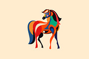 2026 Year of the horse., an Animal Illustration by MoleskoStudio (Thumbnail 2 of 13)