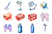 Medical Clipart, Hospital Clipart, an Illustration by Design Market (Thumbnail 4 of 4)