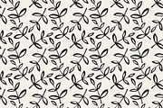 Leaves Seamless Patterns Set, a Pattern Graphic by Curly_Pat (Thumbnail 2 of 5)
