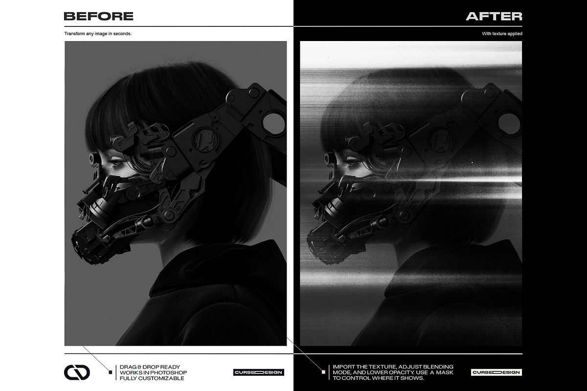 Photocopy Textures Pack, a Texture Graphic by Cursedesign (Photo 5 of 5)