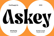Askey - Funky Serif