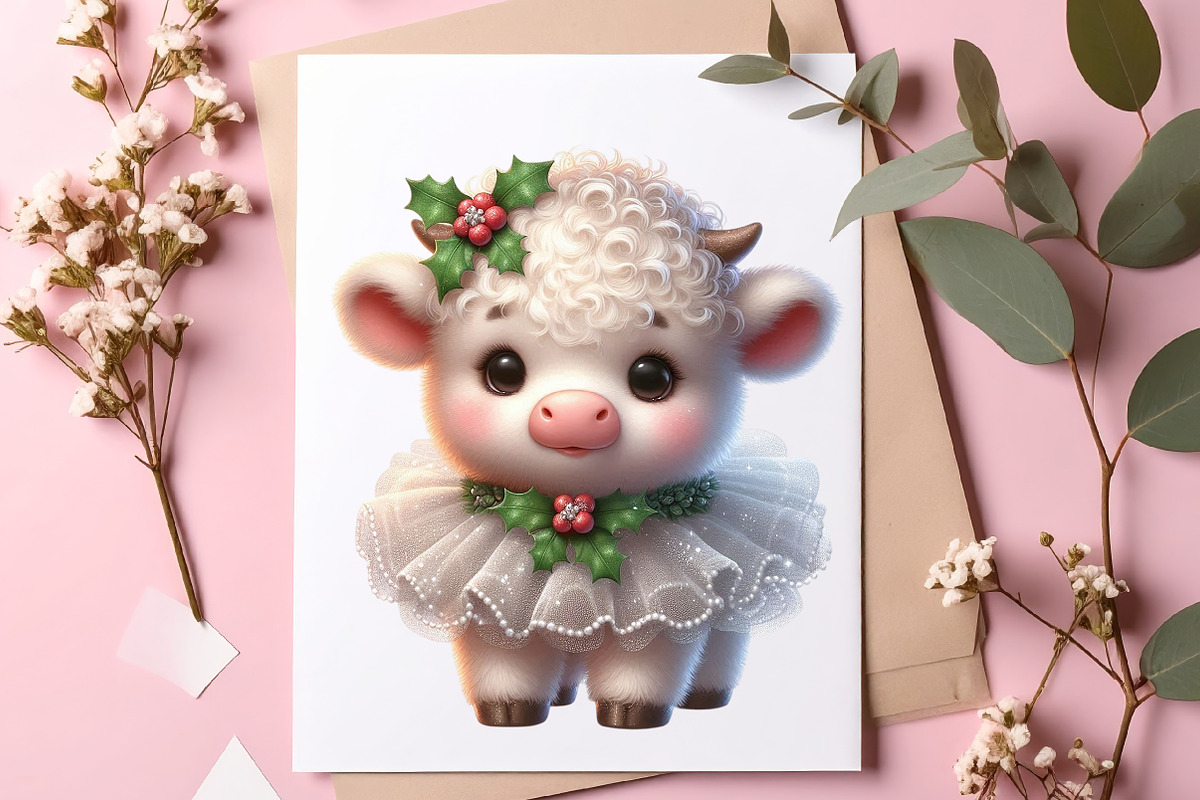 Christmas Animals Clipart PNG, a Transportation Illustration by SinaCreation (Photo 6 of 7)
