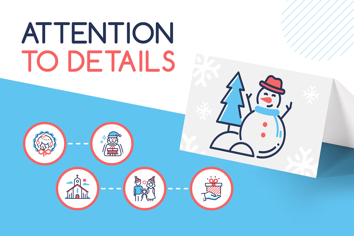 Christmas Line Icons Set, an Outline Icon by Boyko Pictures (Photo 7 of 9)