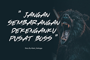 Bears Monster Font, a Blackletter Font by albert_kalingga (Thumbnail 4 of 5)