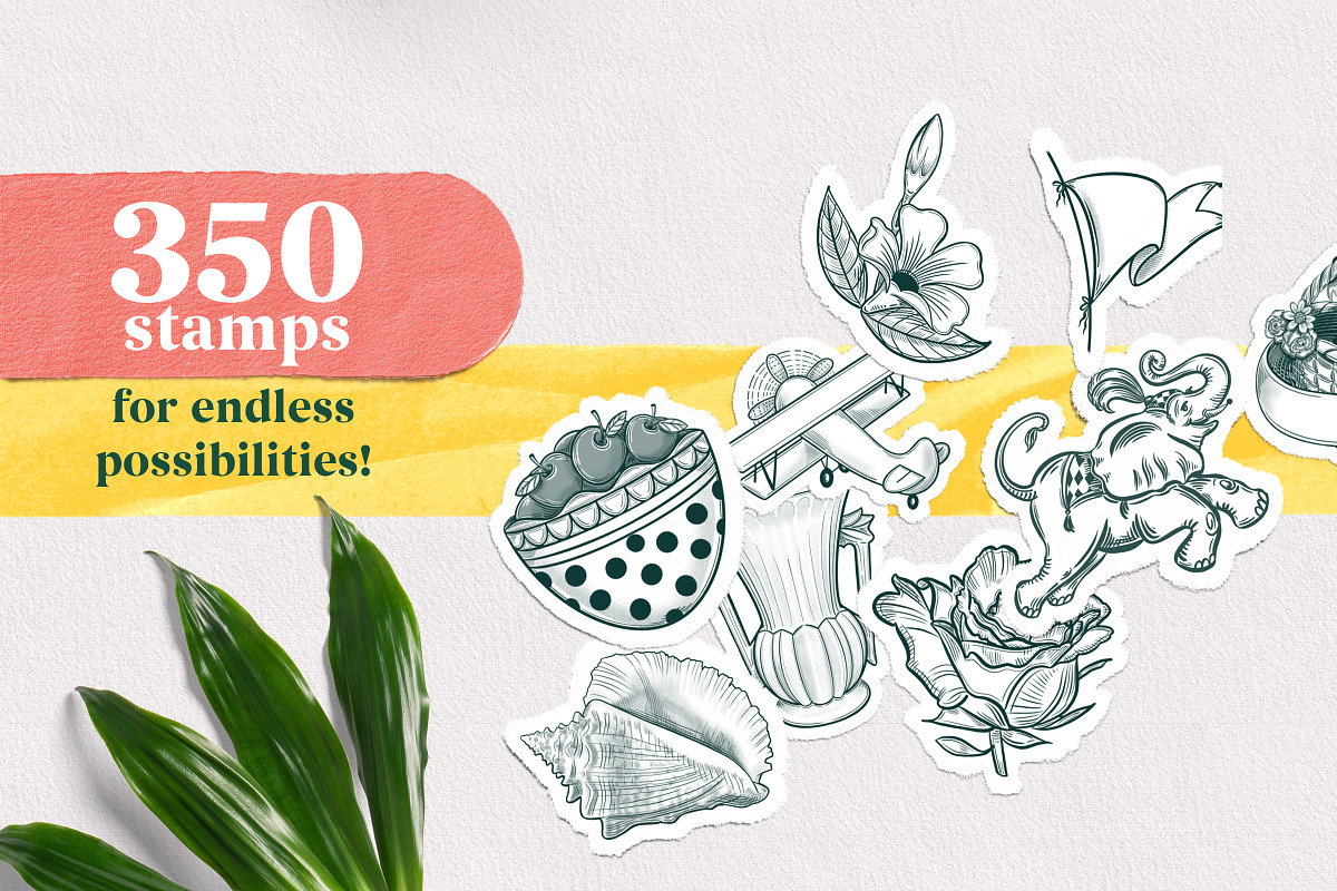 Procreate Print Toolkit 1 w/Vectors, a Brush Add-On by Debi Sementelli (Photo 14 of 15)