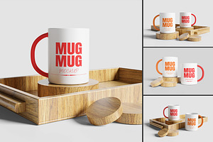 Realistic Mug Mockup, a Cups & Container Mockup by AndikaGraphic