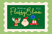 Fluffy Bloom Charming Monoline Han, a Script Font by Integritype Studio (Thumbnail 1 of 15)