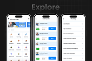 Service Booking App | Qservice, an UI Kit Template by Opus LabWorks (Thumbnail 8 of 8)