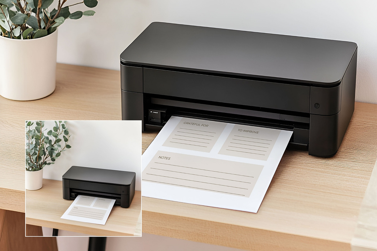 Scandi A4 Printer Mockup PR-SC-01, a Books & Magazine Mockup by Callistemon Creative (Photo 7 of 8)