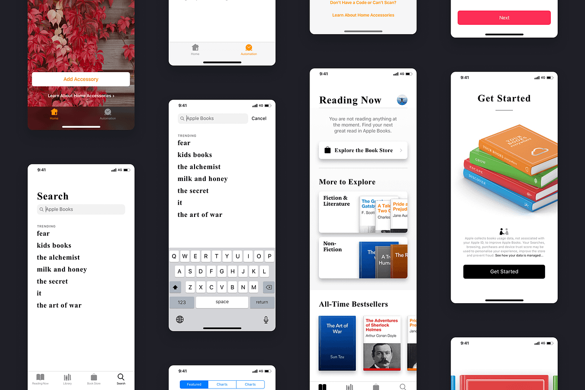 iOS12 GUI KIT, an UI Kit Template by Ui Markets (Photo 13 of 20)