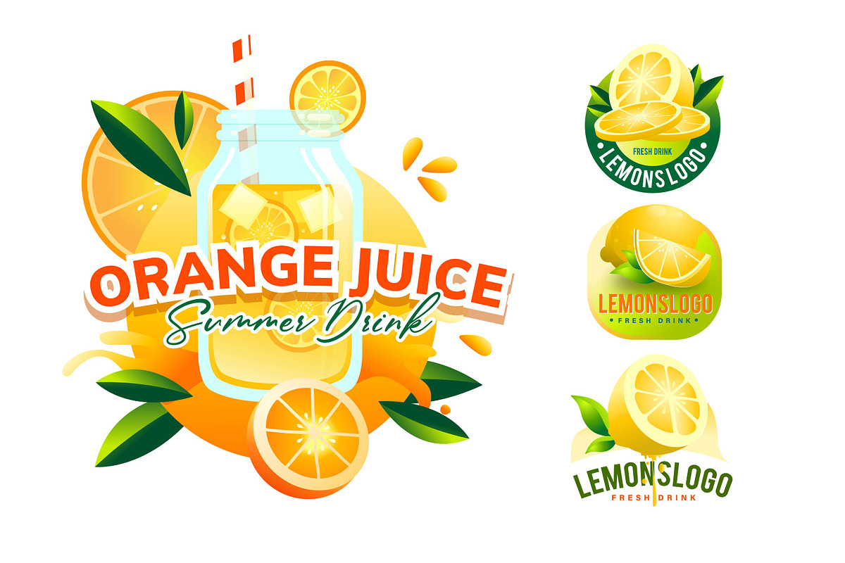 FRUIT & VEGETABLE BUNDEL LOGO BADGE, a Branding & Logo Template by grindstudio (Photo 10 of 11)