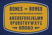 Boneyard Cruiser Typeface, a Sans Serif Font by alit design (Thumbnail 16 of 20)