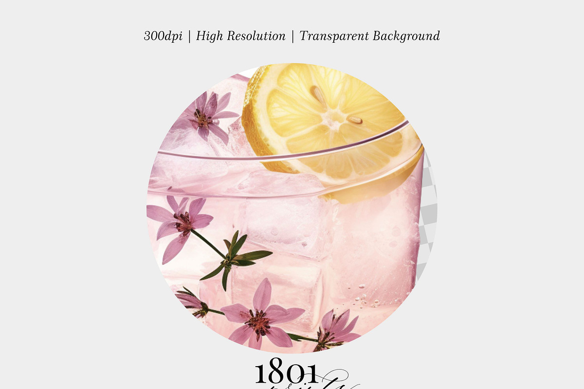 Lavender Lemonade Cocktail, an Illustration by 1801Prints (Photo 2 of 4)