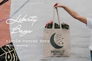 Liberty Bags Canvas Tote Mockup