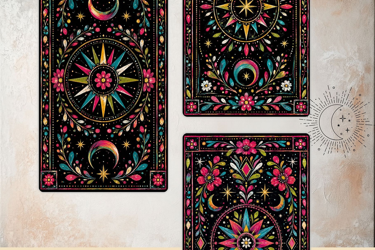 The Painted Bloom Tarot Major Arcana, a Decorative Illustration by ThatsDesignArt (Photo 6 of 11)