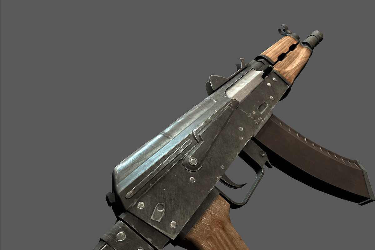 AK-74u, an Object 3D Model by Game-Ready Studio (Photo 2 of 5)
