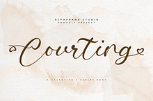 Courting - Script Font