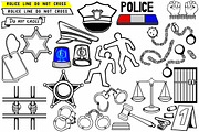 Law enforcement agencies, police, an Object Illustration by LineworkStock (Thumbnail 2 of 3)