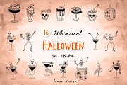 Whimsical Halloween Handdrawn SVG, an Object Graphic by Tanondesign (Thumbnail 1 of 3)
