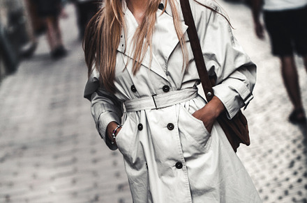 Outdoor fashion portrait