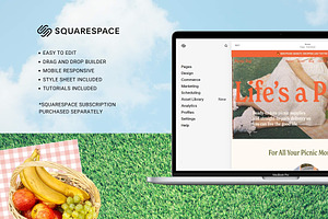 Picnic Day Squarespace Template