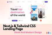 Next.js & Tailwind CSS Landing Page, a Landing Page Template by WebMasteryStudio (Thumbnail 1 of 6)