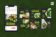 Healthy Food Instagram Post, a Social Media Template by CavenArt (Thumbnail 3 of 5)