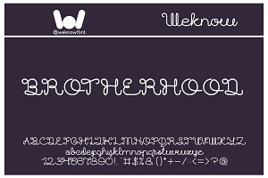 Brother Army Font