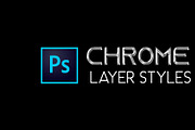 Silver Chrome Photoshop Layer Styles, a Layer Style Add-On by Posh Papers & Patterns (Thumbnail 5 of 10)